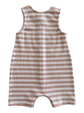 Tan Stripe / Organic Ribbed Bay Shortie