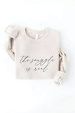 Women's 'The Snuggle Is Real' Sweatshirt- Heather Dust- FINAL SALE