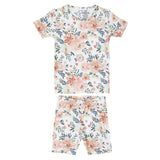 Autumn Two Piece Short Sleeve Pajama Set