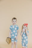 Slugger Two Piece Short Sleeve Pajama Set