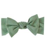 Clover Rib Knit Headband Bow