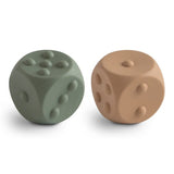 2-Pack Dice Press Toy - Dried Thyme/Natural