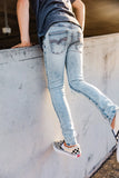 Beau Hudson Blue Distressed Denim Jeggings