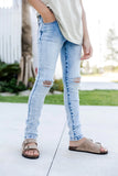 Beau Hudson Blue Distressed Denim Jeggings