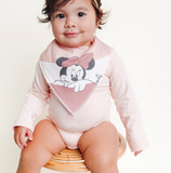 Minnie Mouse Bandana Bib Set