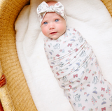 Minnie Mouse's Bowquet Knit Swaddle Blanket