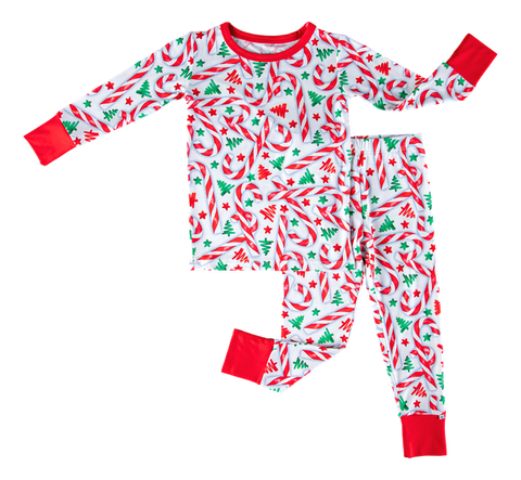 Cindy Long Sleeve Two Piece Pajama Set- Final Sale