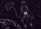 Chalkboard Placemat- Astronaut