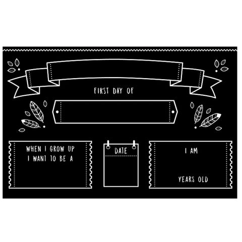 Chalkboard Placemat- Back to School