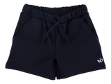 Jet Black Bamboo/Cotton Shorts