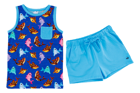 Bruce Tank and Shorts Set