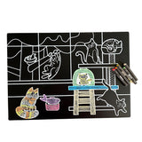 Chalkboard Placemat- Cats