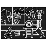 Chalkboard Placemat- Cats