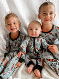 Rad to the Bone Two Piece Long Sleeve Pajama Set- FINAL SALE