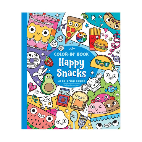 Color-in' Book- Happy Snacks