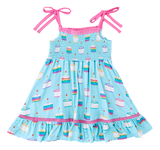 Harlow Smocked Birdie Dress