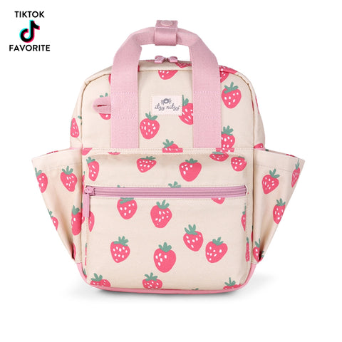 Itzy Bitzy Backpack - Strawberries and Cream