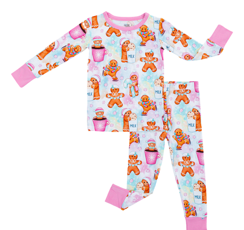 Meri Two Piece Long Sleeve Pajama Set