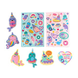 Stickiville Nom Nom Narwhals Scented Stickers