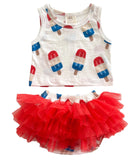 Popsicle / Organic Tutu Bloomer Set