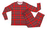 Tartan Plaid Men's Lounge Set