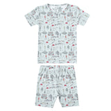 Trout Two Piece Short Sleeve Pajama Set