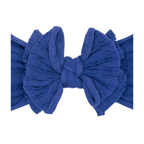 Fab-Bow-Lous Waffle : Indigo