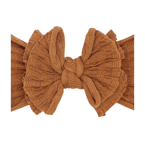 Fab-Bow-Lous Waffle : Camel