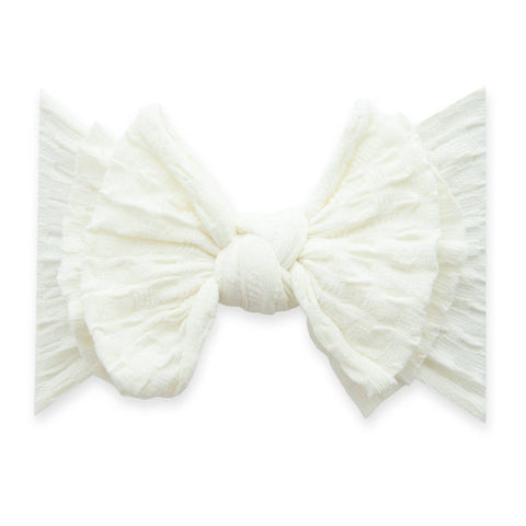 Fab-Bow-Lous Waffle : Ivory