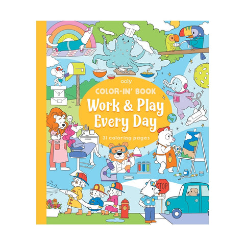 Color-in' Book- Work & Play Every Day