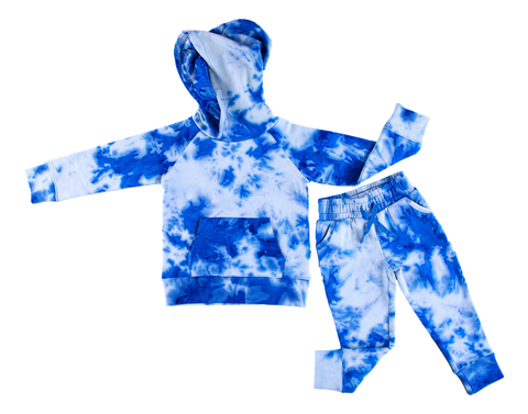 Sapphire Tie Dye Jogger Set- Final Sale