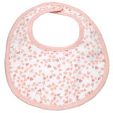 Muslin Pink Swan Baby Bibs Set