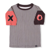 Drop Shoulder Kids Tee- XOXO