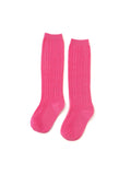 Hot Pink Knee High Socks