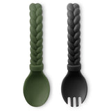 Sweetie Spoons Spoon and Fork Set- Camo and Midnight