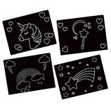 Chalkboard Unicorn Travel Placemat Set