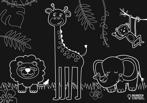 Chalkboard Jungle Placemat