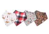 Copper Pearl Single Bandana Bib- Lumberjack