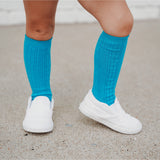 Peacock Knee High Socks