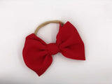 6 inch bow on nylon- ALL colors