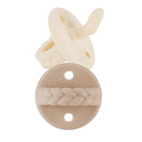 Itzy Ritzy Sweetie Soother Orthodontic Pacifier Set- Tan- FINAL SALE