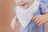 Copper Pearl Single Bandana Bib- Coral (new style)