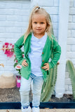 Beau Hudson Signature Cardigan- Grass Green