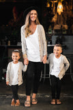 Beau Hudson Signature Cardigan- Latte