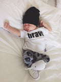 Beau Hudson Black Beanie- Newborn- FINAL SALE