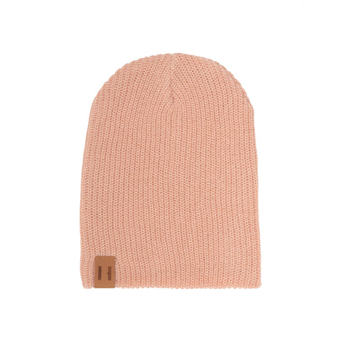 Beau Hudson Musk Pink Knit Beanie- FINAL SALE