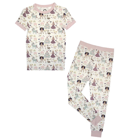 Once Upon A Time Short Sleeve Pajama Set- FINAL SALE