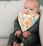 Copper Pearl Single Bandana Bib - Citrus