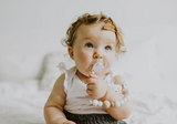 Chewable Charm Petite Pacifier Clip- Moonstone