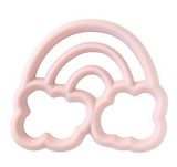 Itzy Ritzy Chew Crew Silicone Teether- Pink Rainbow